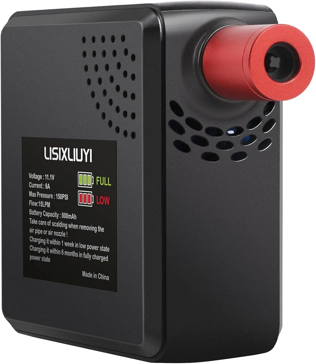 

Electric Mini Bike Air Pump 150 PSI with Gauge, Portable Tire Inflator for Bicycle, E-Bike, Motorcycle, Football, Basketball