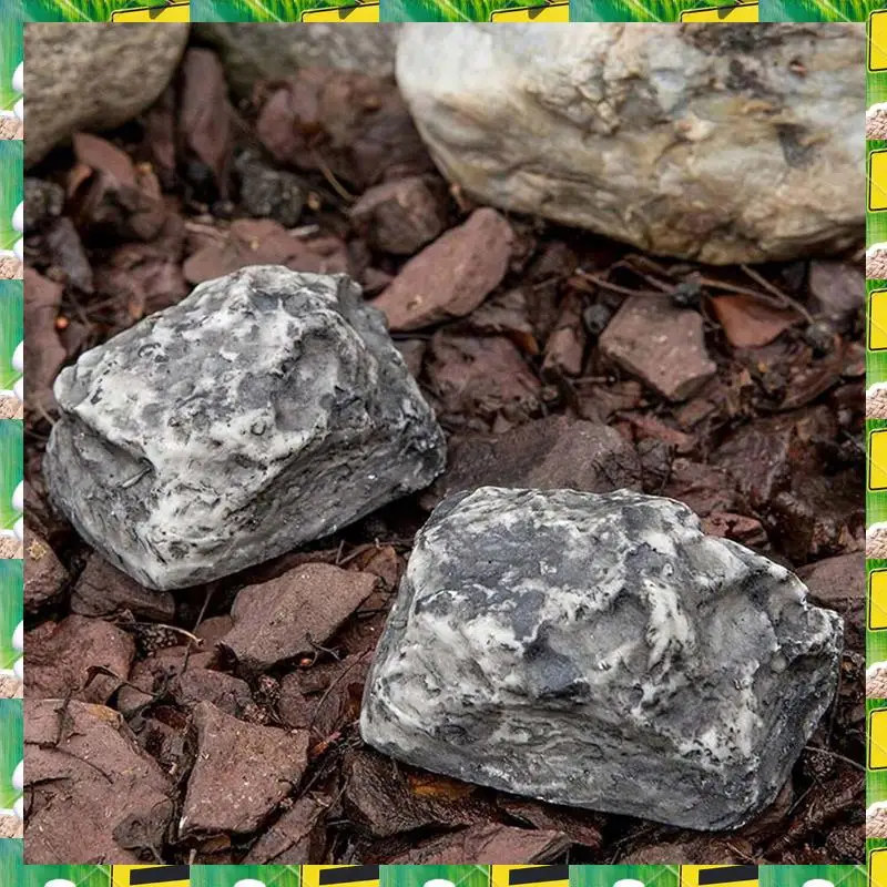 3C Electron 4PCS Spare-Key Rock - Looks & Feels Like Real Stone - Safe For Outdoor Garden Or Yard, Key Hider Box Easy Install,4P