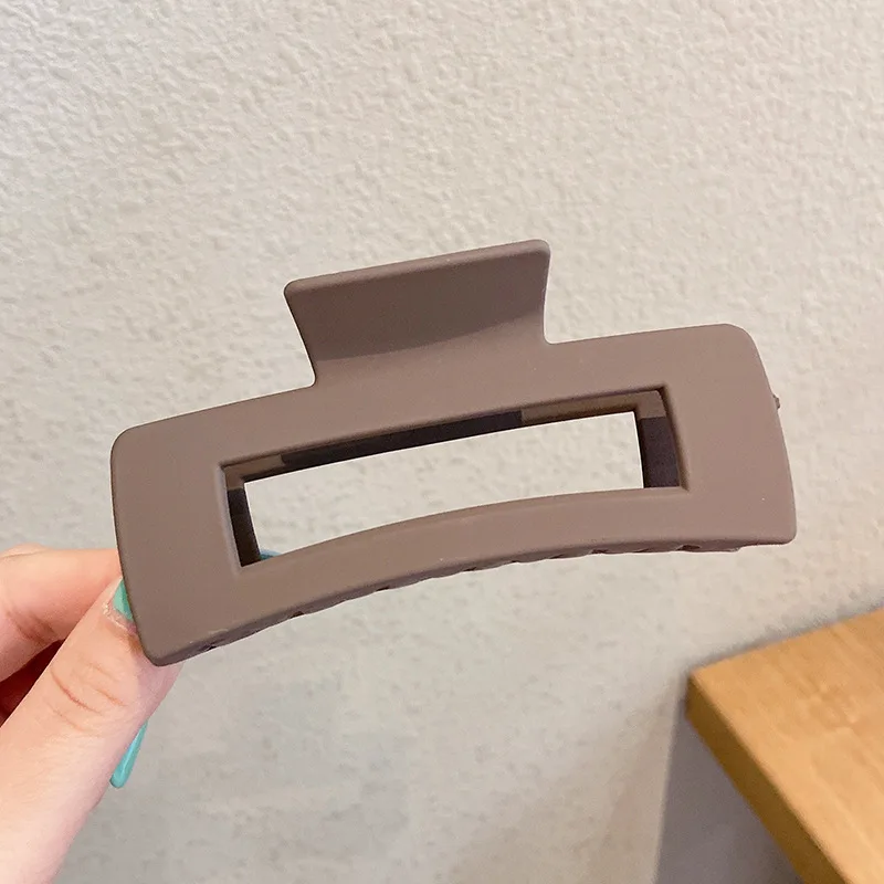 4 قطعة مجموعة النساء الفتيات مخلب كليب القهوة مشبك شعر أسود عدم الانزلاق كراب دبابيس الشعر باريت موضة إكسسوارات الشعر هدية