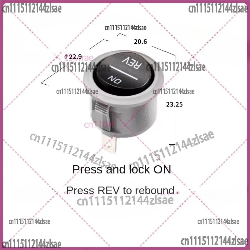 RL3-5 T105 Round power switch 20/23mm universal switch Forward/reverse switch ON/REV 16A125V