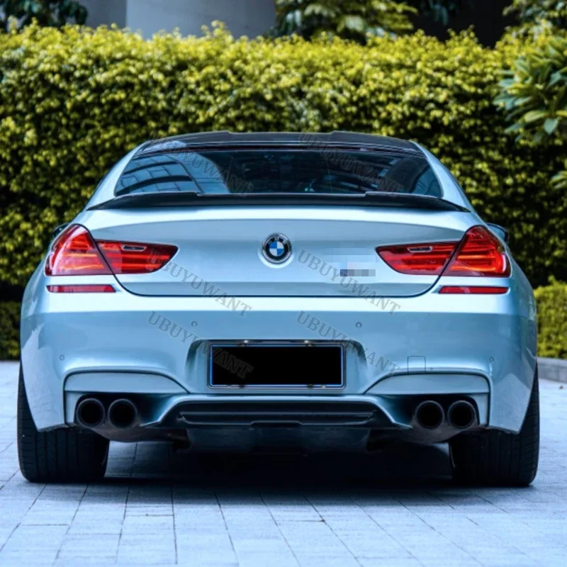 For BMW M6 F12 F13 F06 Carbon PSM Custom Parts Trunk Lip Spoiler HighKick Rear Wing Body Kits Factory Outlet 2011-2018