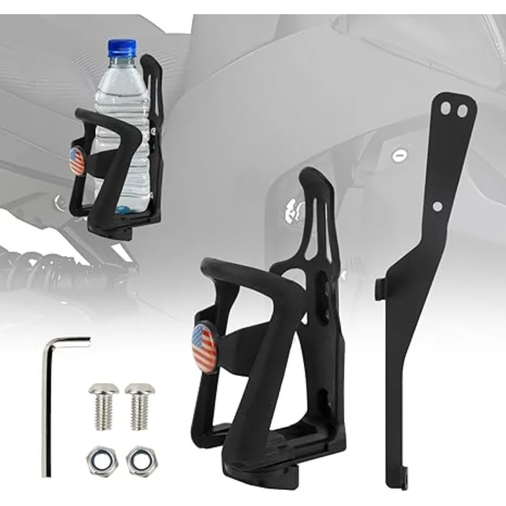 Motorcycle Ryker Drink Cup Holder Adjustable Right Side Mount for Can-Am Ryker 600 900 Rally 2019-2025 Sport Edition 2022-2025