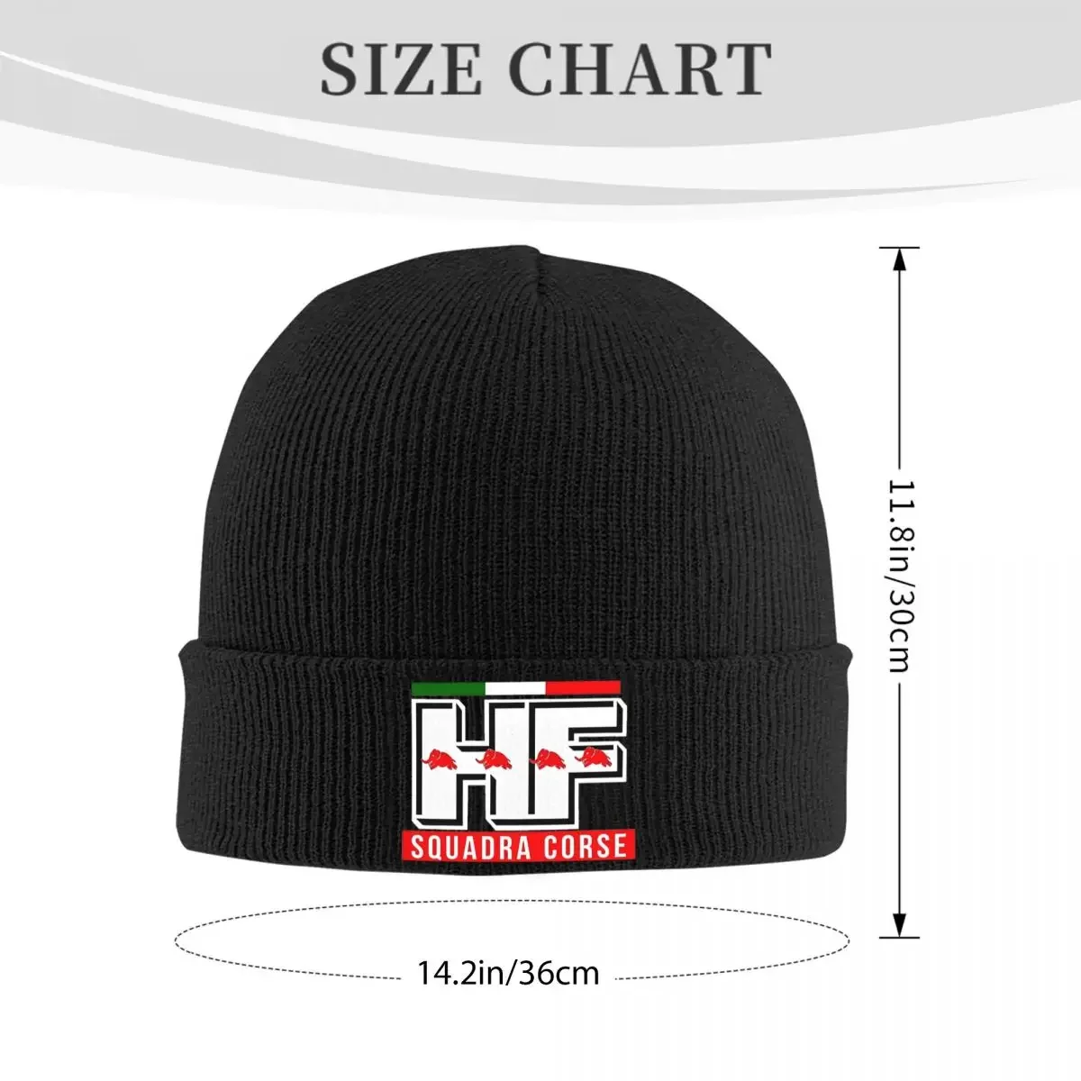 Lancia HF Squadra Corse Knitted Hat Beanie Winter Hats Warm Unisex Casual Cap Men Women