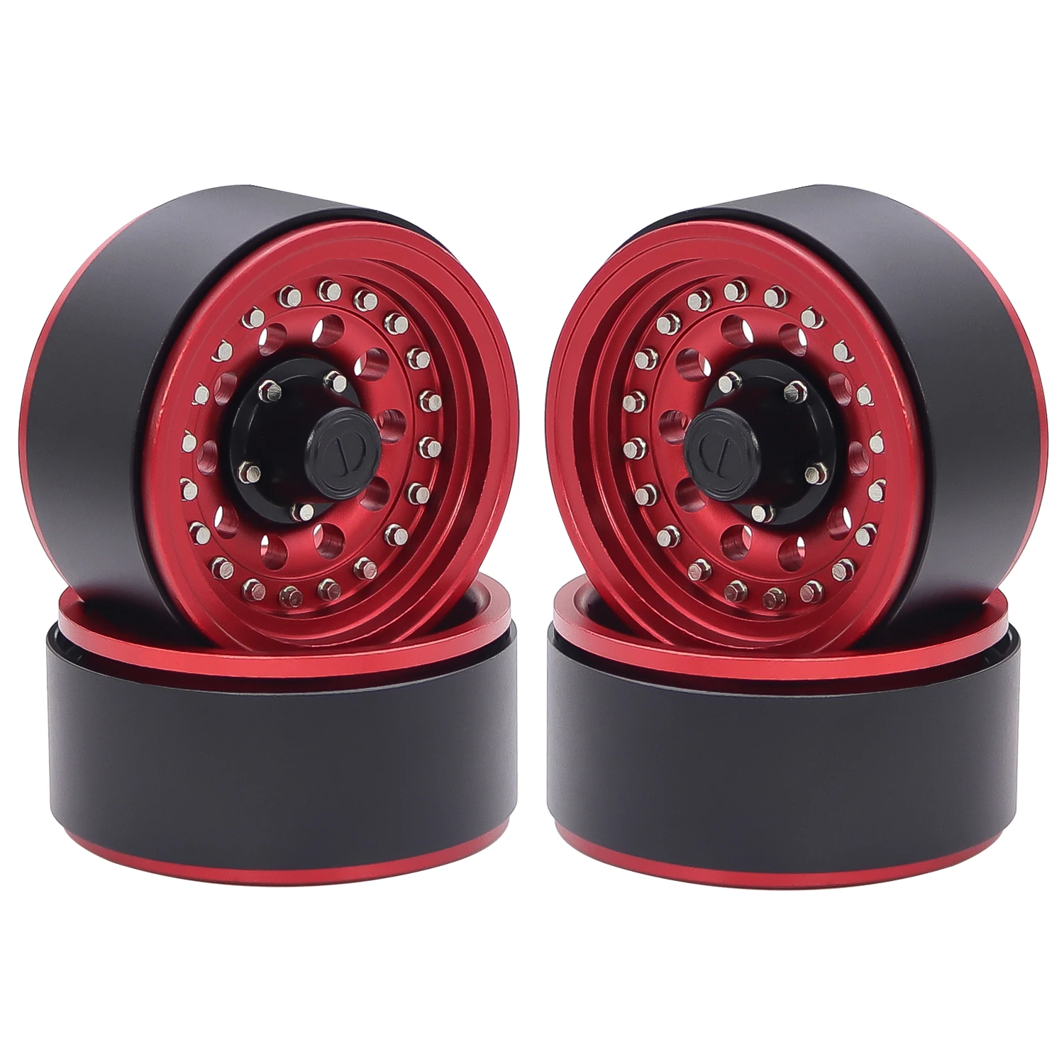 Aluminum 1.9 Inch Beadlock Wheels Rim Offset -1.5mm For 1/10 RC Crawler Car Axial SCX10 90046 AXI03007 TRX4 VS4-10 Redcat Gen8