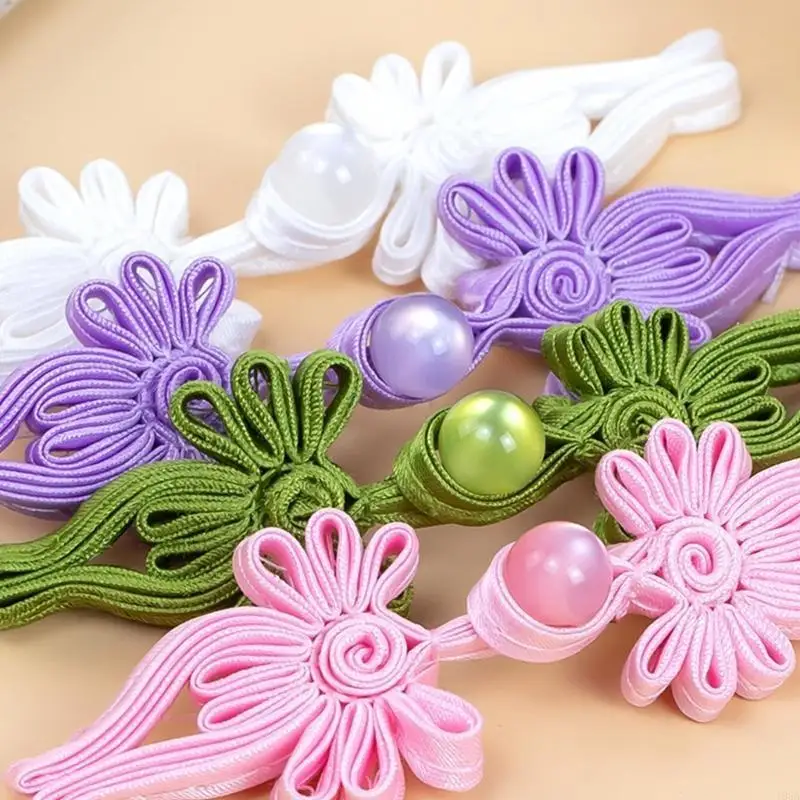 Chinese Cheongsam Buttons Bowknot Handwovens Bowknot Button Closures