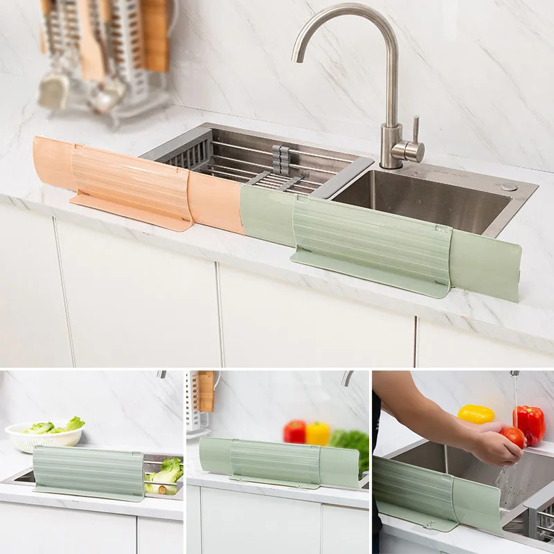 Suction Cup Sink Water Baffle Household Kitchen Water Barrier Home Kitchen Sink Accessories