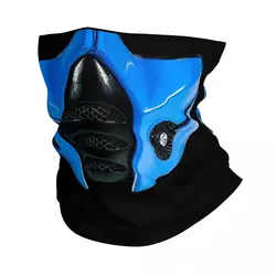 Mortal Kombat Sub Zero Warrior Bandana Neck Cover sciarpa avvolgente stampata passamontagna multiuso escursionismo Unisex adulto traspirante