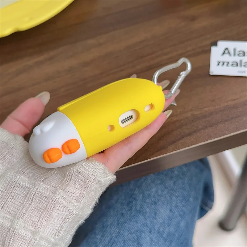 3D милая большая флейта для AirPods Pro2 Airpod Pro 1 2 3 Bluetooth наушники-вкладыши зарядная коробка защитный чехол для наушников