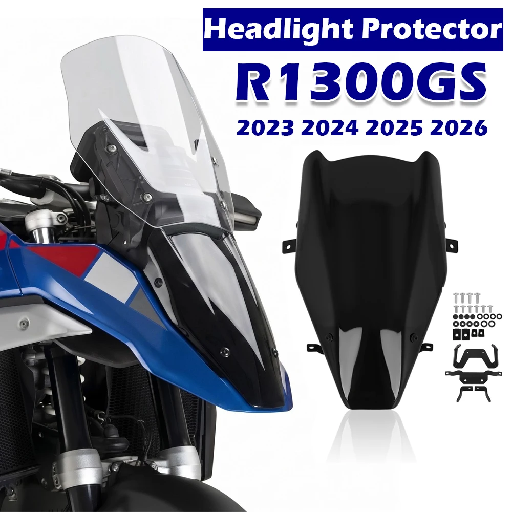 Headlight Protector Windscreen For BMW R1300GS R 1300 GS 2023-2026 Motorcycle Touring Windshield Wind Screen