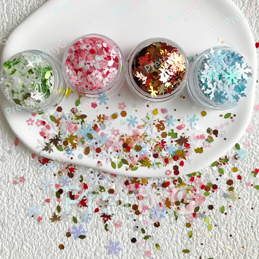 PrettyG 1 Box Season Mixes Gli - Art Craft Winter review and price