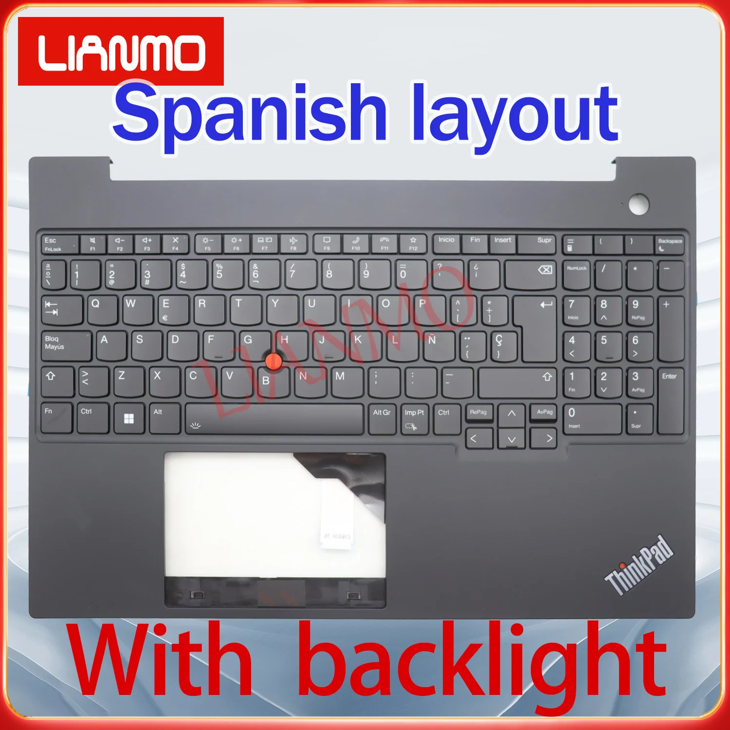 Spanish/French/Switzerland/Czechoslovak/Greece/Hebrew/Hungarian/US layout for Lenovo ThinkPad E16 G1 C-shell backlight keyboard