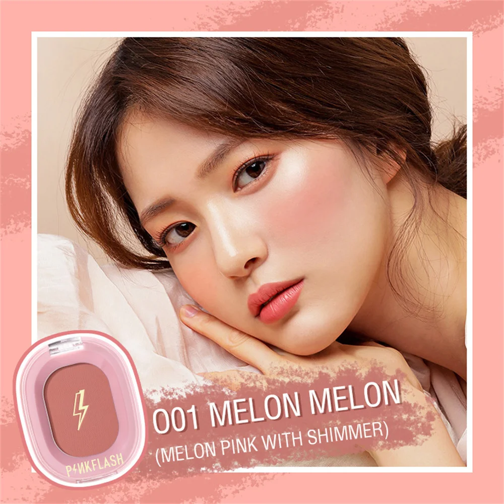Monochrome Blush Face Contouring Soft Blush Palette Cosmetics Cheek Rouge Natural Cheek Tint Matte Face Blusher Female Makeup