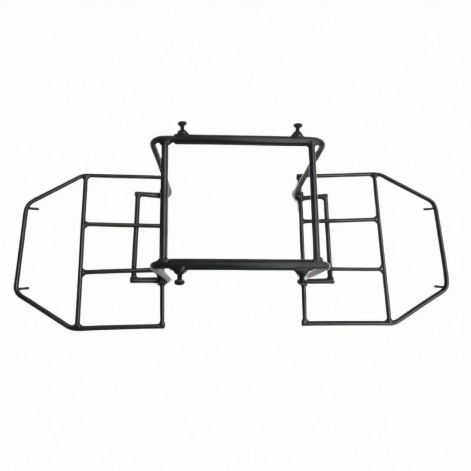 Steel Motorcycle Cargo Rack Adjustable Rear Luggage Carrier with Folding Side Boards for Electric Bicycle