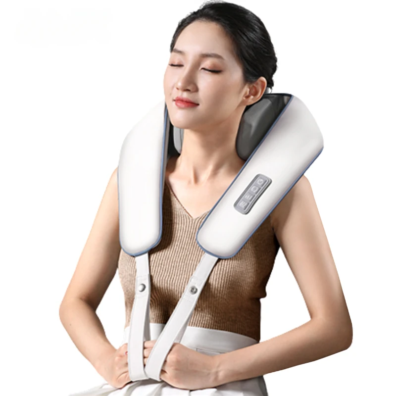 Simulation Kneading Neck Massager Infrared Thermal Heating Multipurpose Cervical Spine Massager China Origin