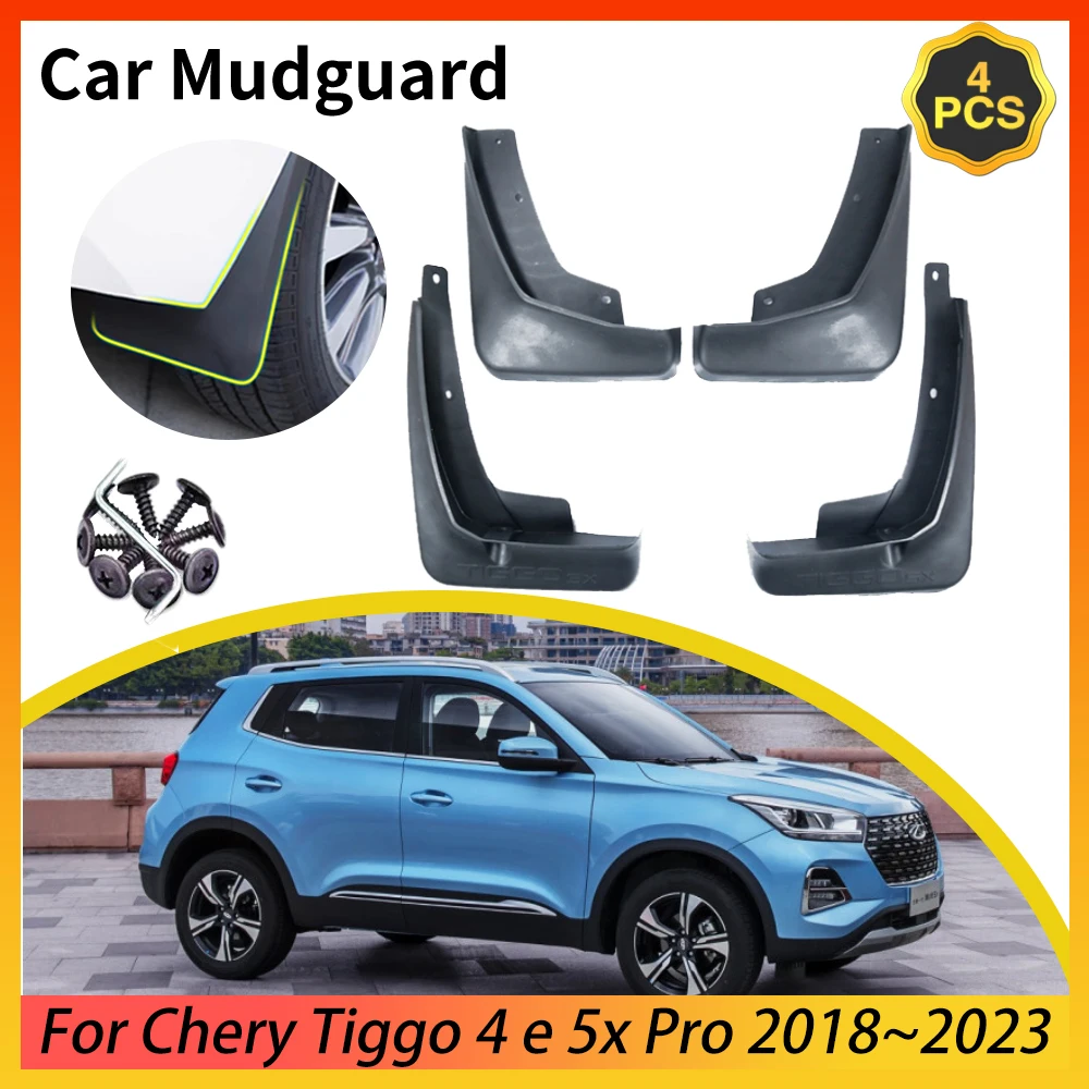 

Car Mudguards for Chery Tiggo 4 e 5x Pro 3 DR 5.0 MVM X55 2018 2019 2020 2021 2022 2023 Auto Accessorie Mud Flap Splash Guards