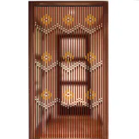 Handmade Wooden Blinds 90x220cm 31 Line Wooden Bead Curtains Fly Screen Gate Divider Sheer For Hallway Living Room Door Window