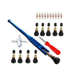 23 Pieces Tire Valve Stem Core Remover Tire Valve Stem Puller Tools Set