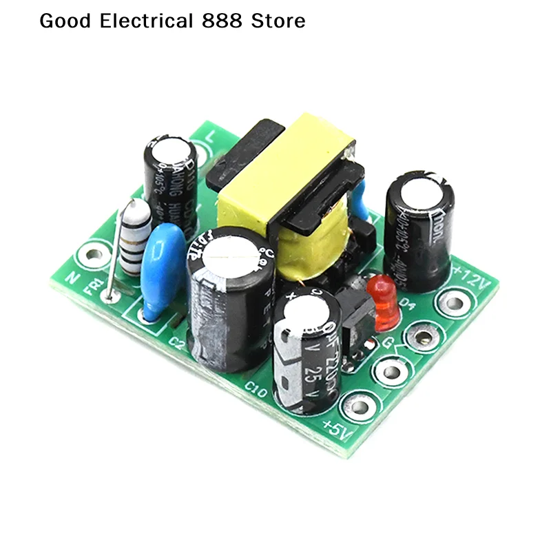 【GE】1PCS New Hot Sale Mini AC-DC Converter AC 110V 220V To DC 12V 0.2A+5V Module Board Wholesale