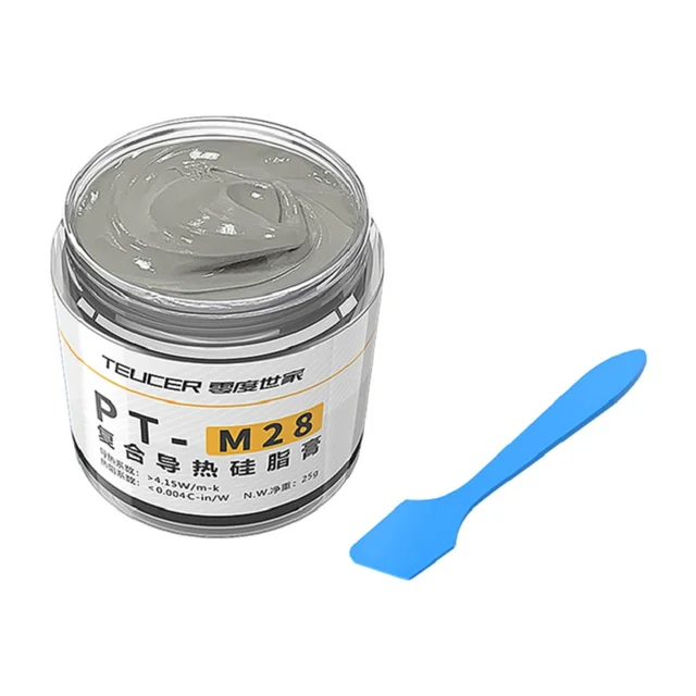 TEUCER PT-M28 Thermal Grease Composite Thermal Conductive Silicone Grease Heat Sink Compound Cpu Computer CPU Thermal Plaster 3