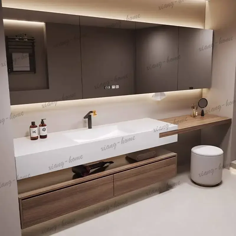 ld Modern Mirror Bathroom Cabinet Undersink Luxury Small Accessories   Storage Drawer Meuble Salle De Bain Furniture