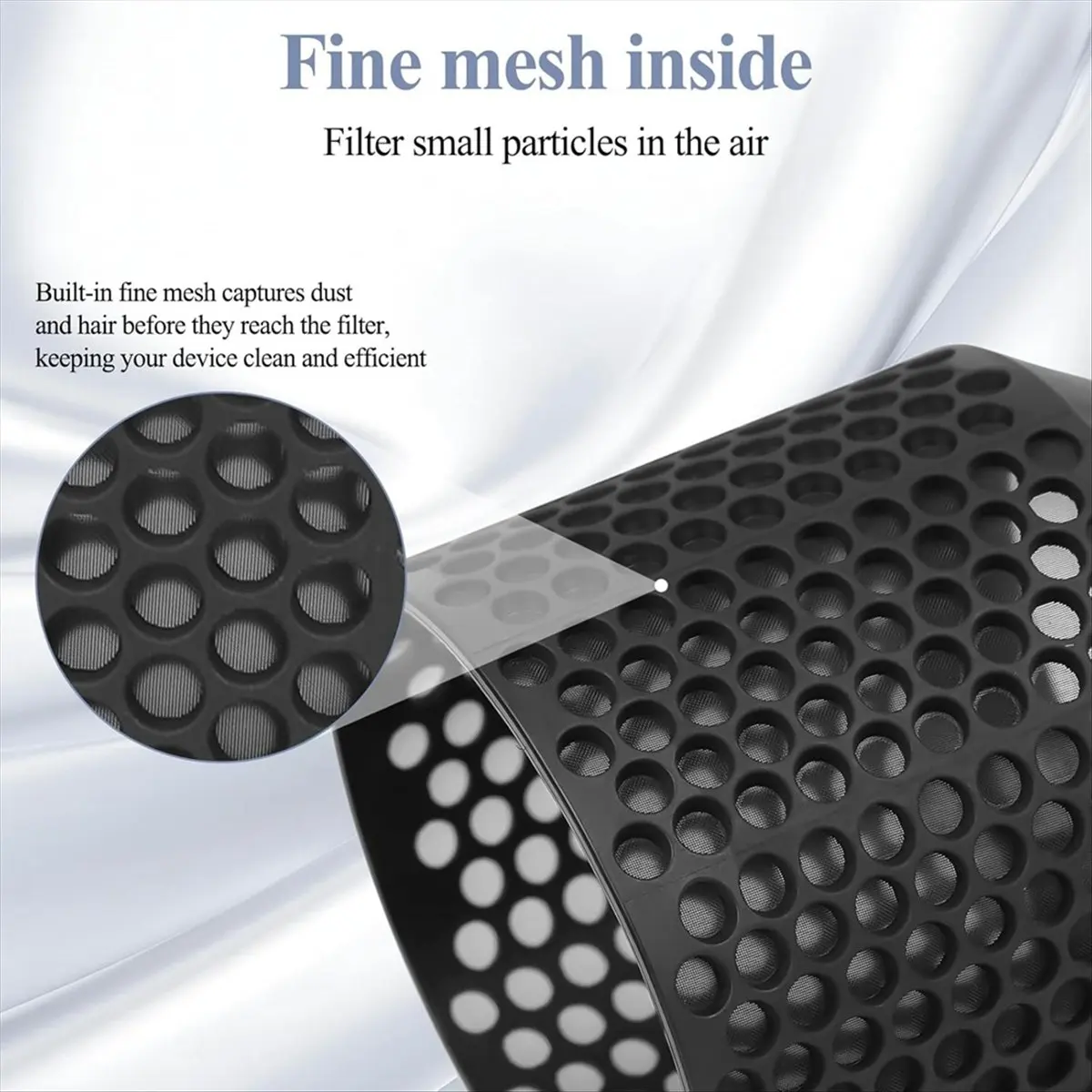 

[MEOF] Hair Long Conical Barrel and Filter Cage Cover for Dyson Airwrap HS01 HS05 HS08 Dual Rotation Curling Iron B