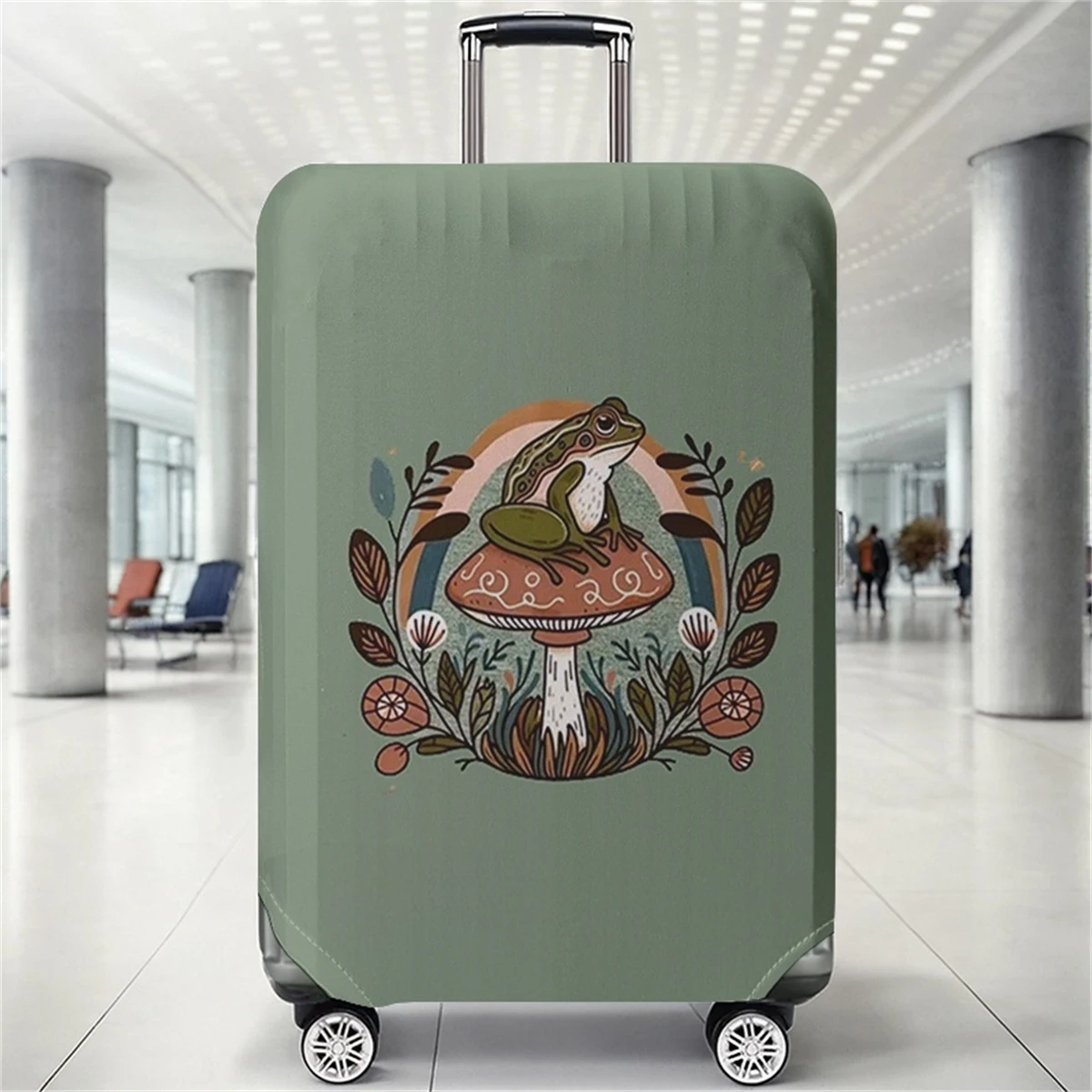 

Защитный чехол для багажа с грибовидным узором, подходит для чемоданов 18-32 дюймов, чехлы для ручек чемоданов, дорожные аксессуары.