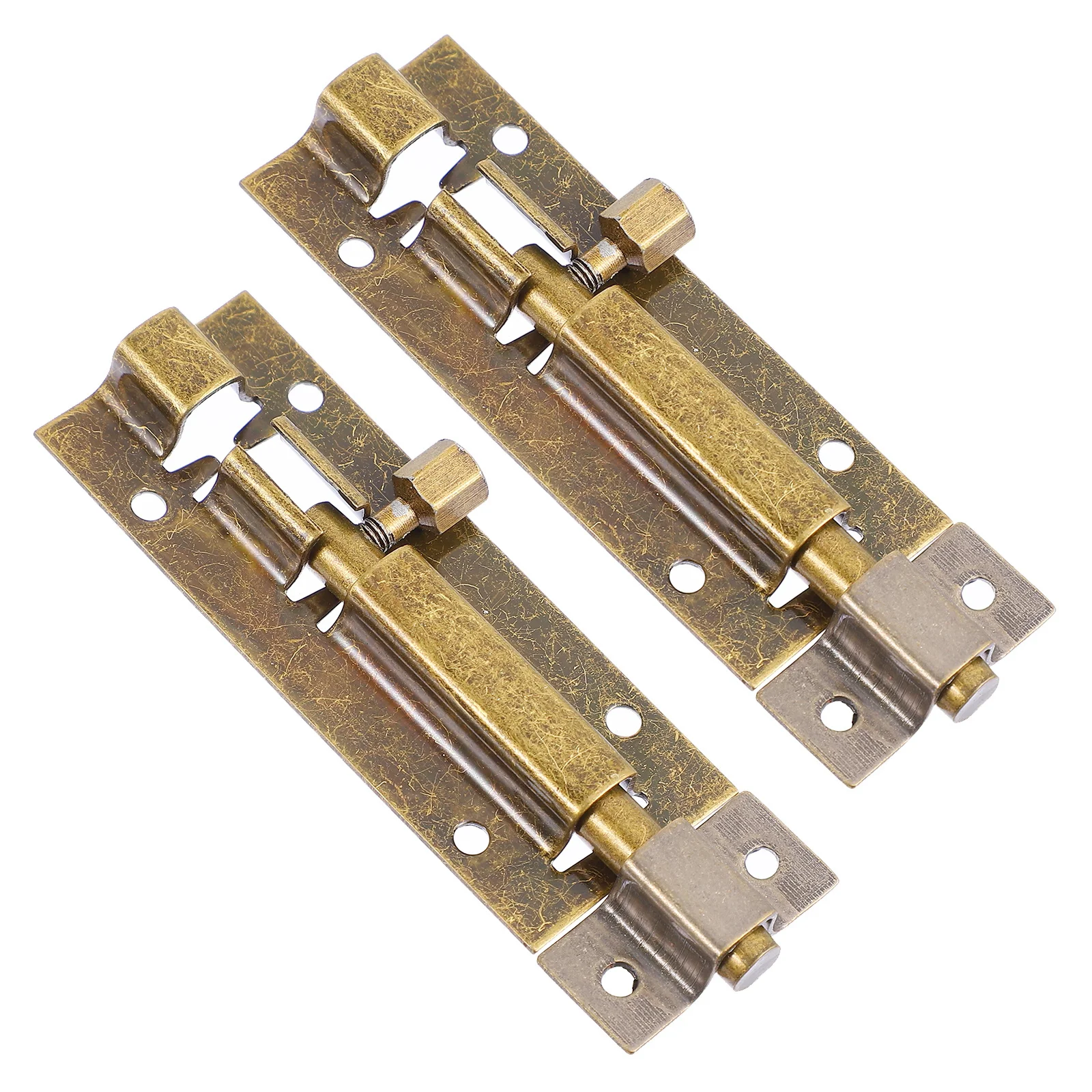 

2Pcs Door Latch Sliding Barrel Bolt Stainless Steel Heavy Duty Anti-Theft Security Slide Lock for Home Bathroom Bedroom