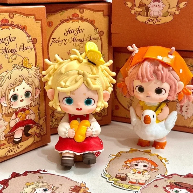 Heyone Fur Fur'S Doll Wonderful House Series Blind Box Dolls Kawaii Action Anime Figure Blind Box Toys Gril Collect Gifts