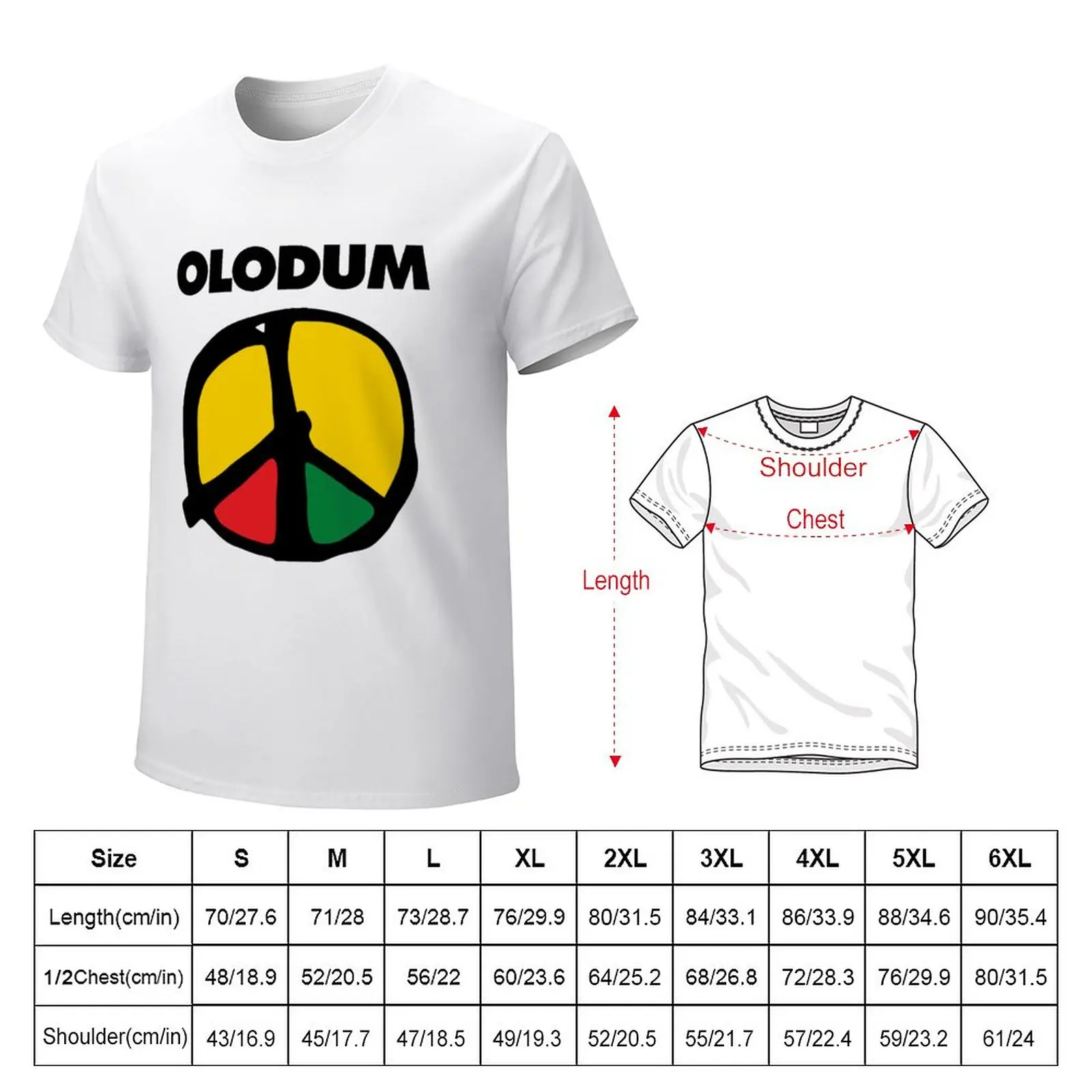 Olodum Michael Jackson PEACE and LOVE T-Shirt cute tops summer clothes Short sleeve mens white t shirts