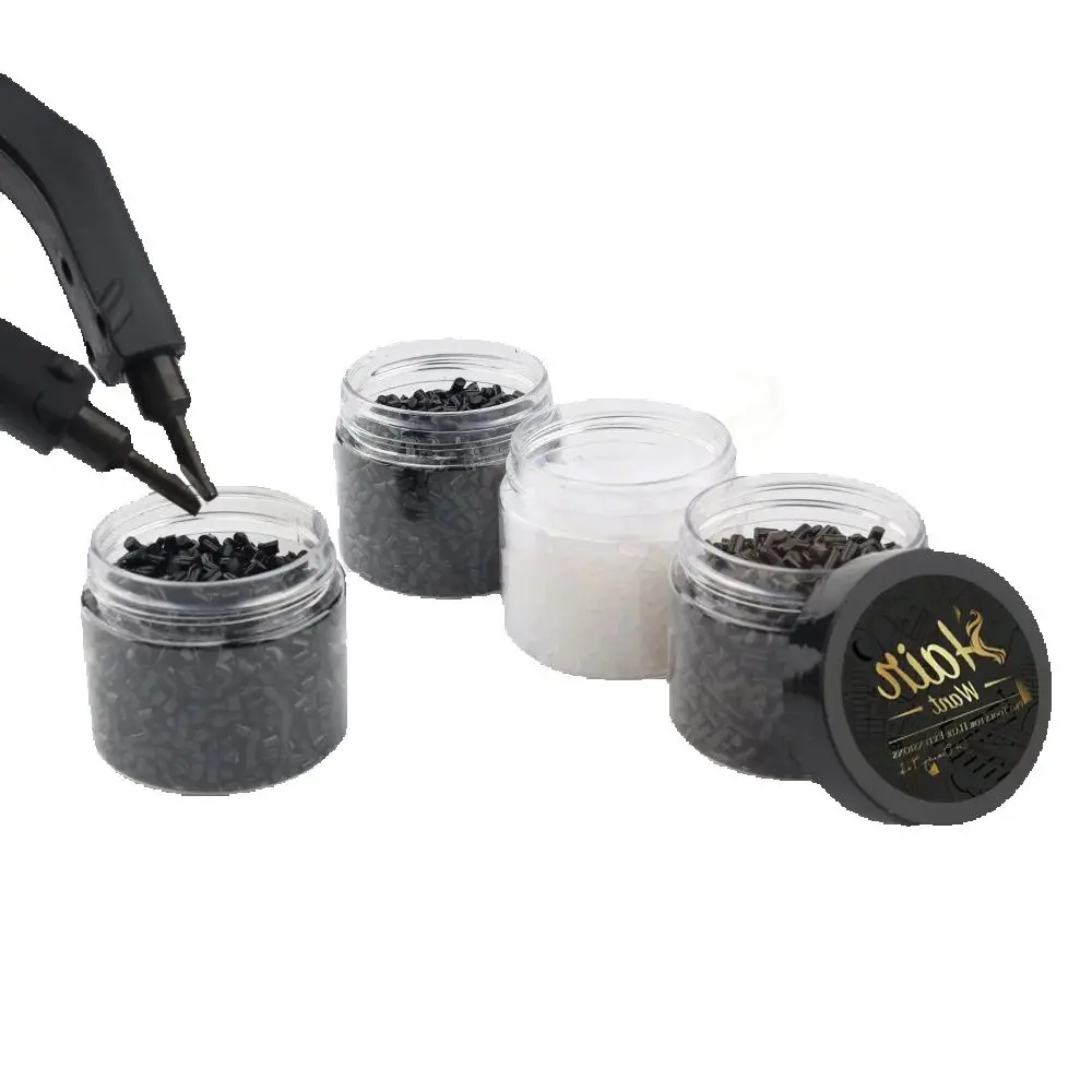 

Hair Want 80g Italian Keratin Glue Pellets Beads for K-Tip Extensions Keratin Beads for Pre-bonded Glue Hot Fusion Extensions