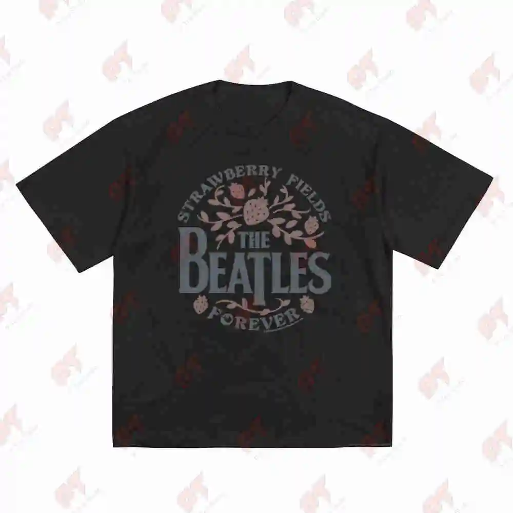 Strawberry Fields Forever Short Sleeve Tee 100% Cotton T-Shirt