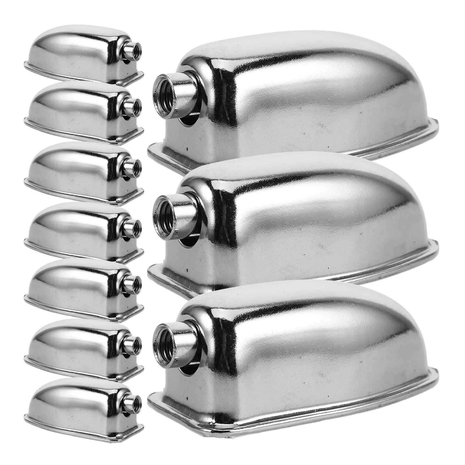 10pcs Snare Drum Lugs Metal Drum Ear Connectors For Snare Drum Parts Accessories Silver Iron Drum Claw Hooks Drum Lugs