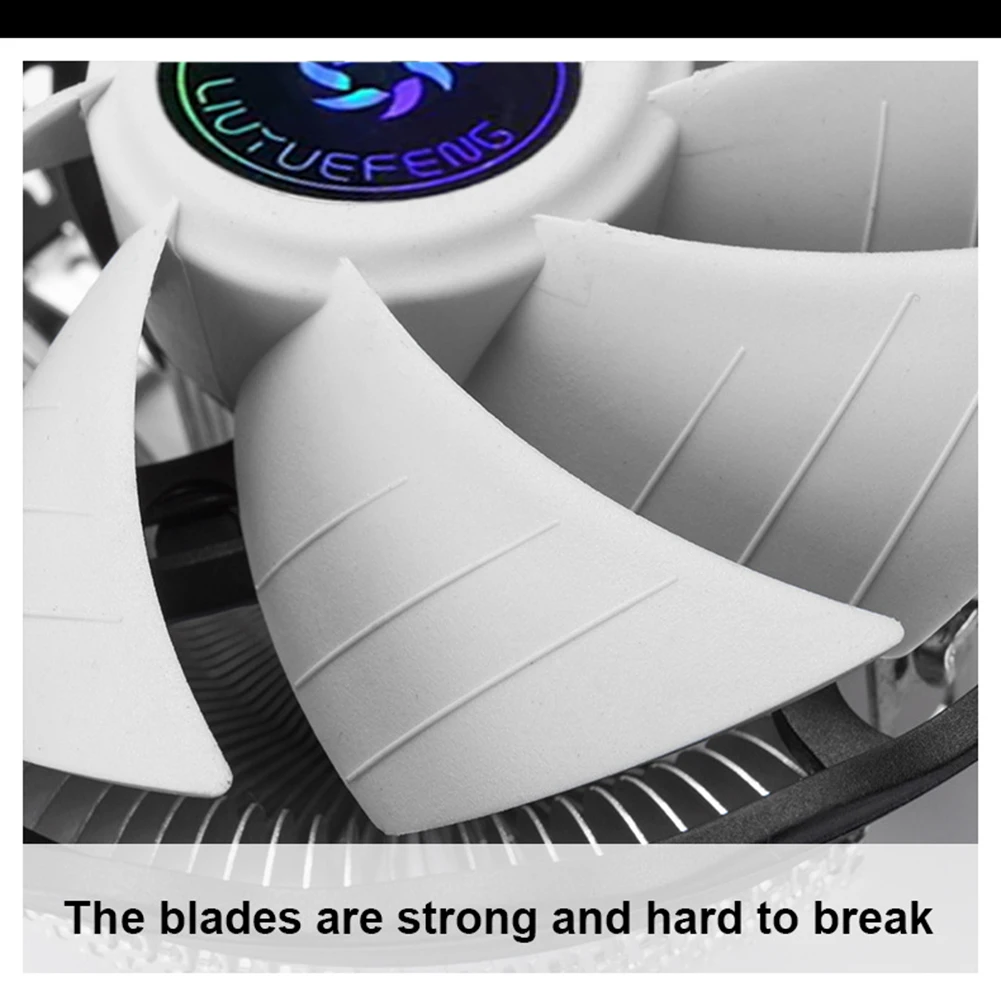 CPU クーラー 3 ピン インテル LGA AMD 用 静音ファン 冷却ファン RGB ラジエーター コンピューターアクセサリー ファン コンポーネント