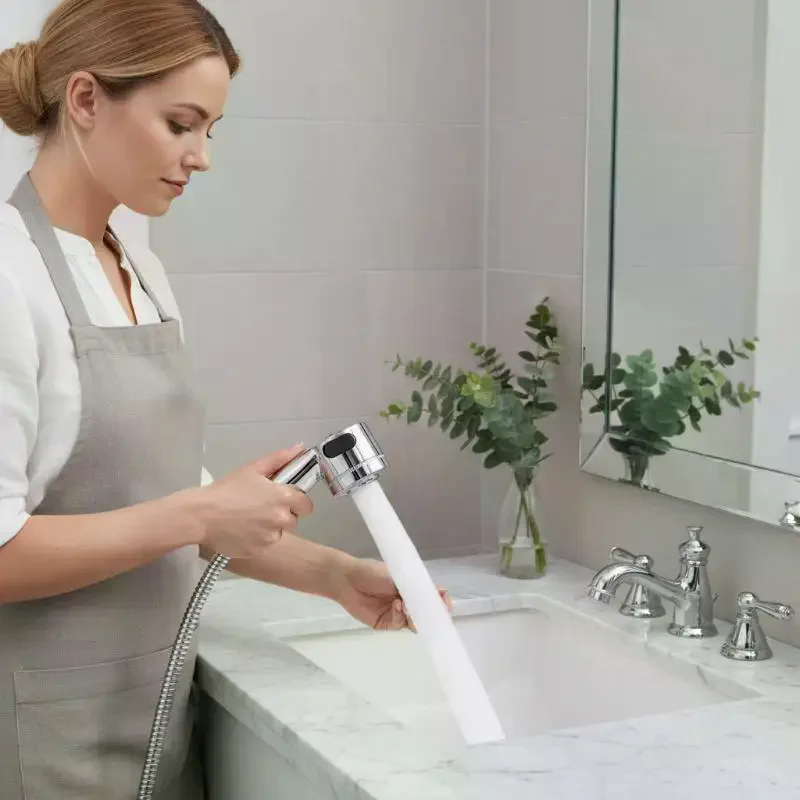 Salon Quality G1/2 Interface Shower Head Eco-Friendly Design for Saving Water During Shampooing