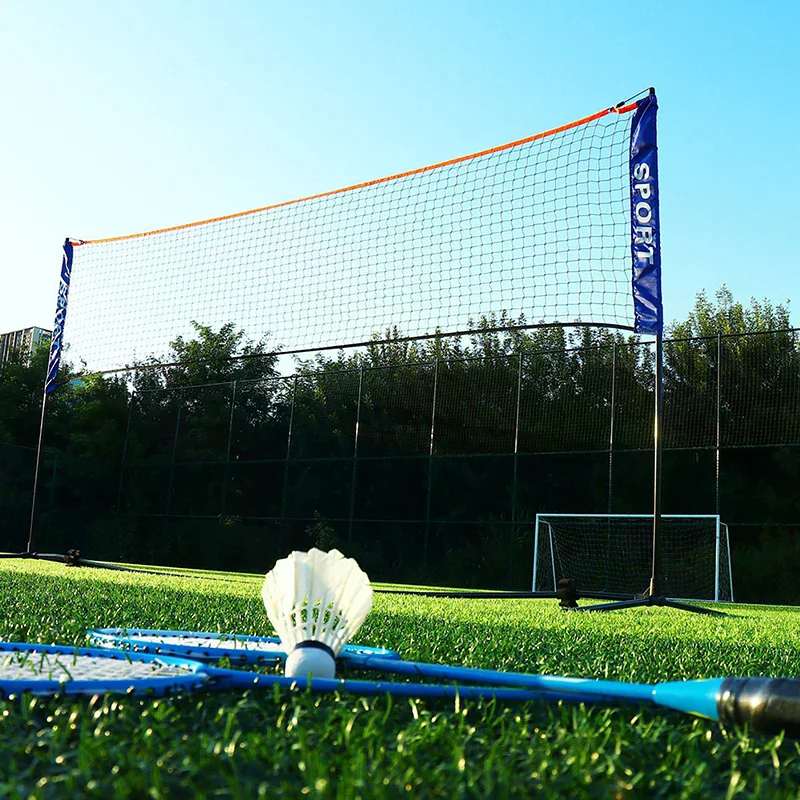 Professionelles Trainings-Standard-Sportnetz: 3,1/4,1/5,1/6,1m Badminton und Volleyball - Einfach Aufzubauendes Outdoor-Tennisnetz