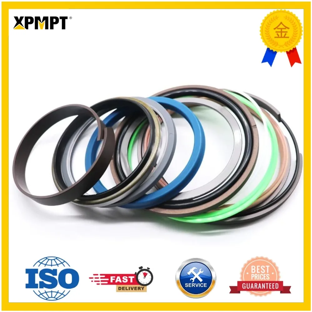 Compatible with Cat E120B E200B E320B E320C E320D Excavator Arm Cylinder Seal Kit 259-0775