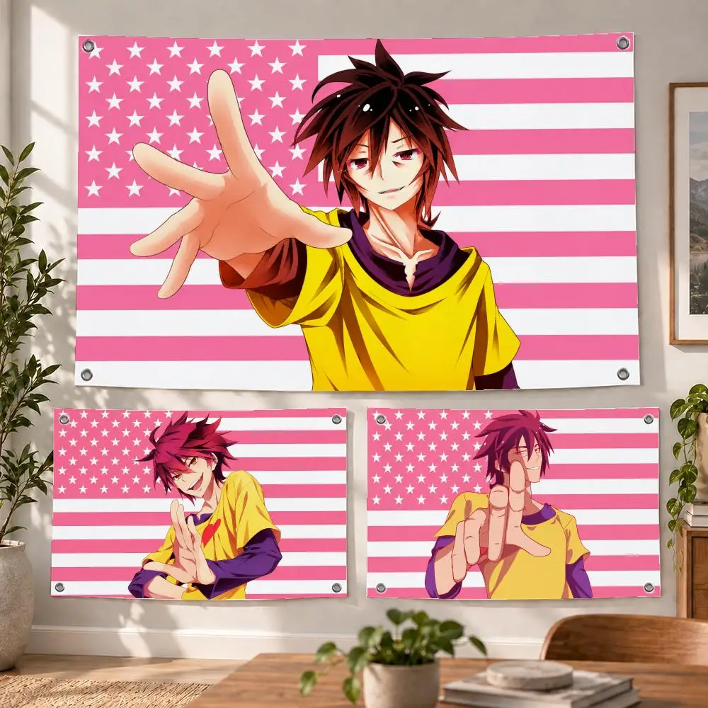 Game Fantasy Kingdom Hearts Flags Decorative Flag Banner Indoor Bedroom Dorm Gaming Room Wall Party Club Decor Fan Gift