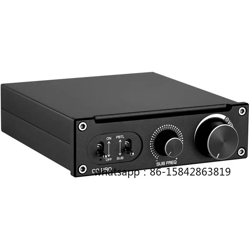 300W Mono Class D Digital Power Amplifier with Gain, Fever Full Frequency Power Amplifier, Active/Passive Subwoofer