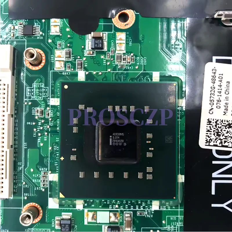 

DAVM8GMB8G0 CN-05732G 05732G 5732G Материнская плата для DELL V1088 1078, материнская плата для ноутбука SLB94 DDR3, 100% полностью протестирована, работает хорошо