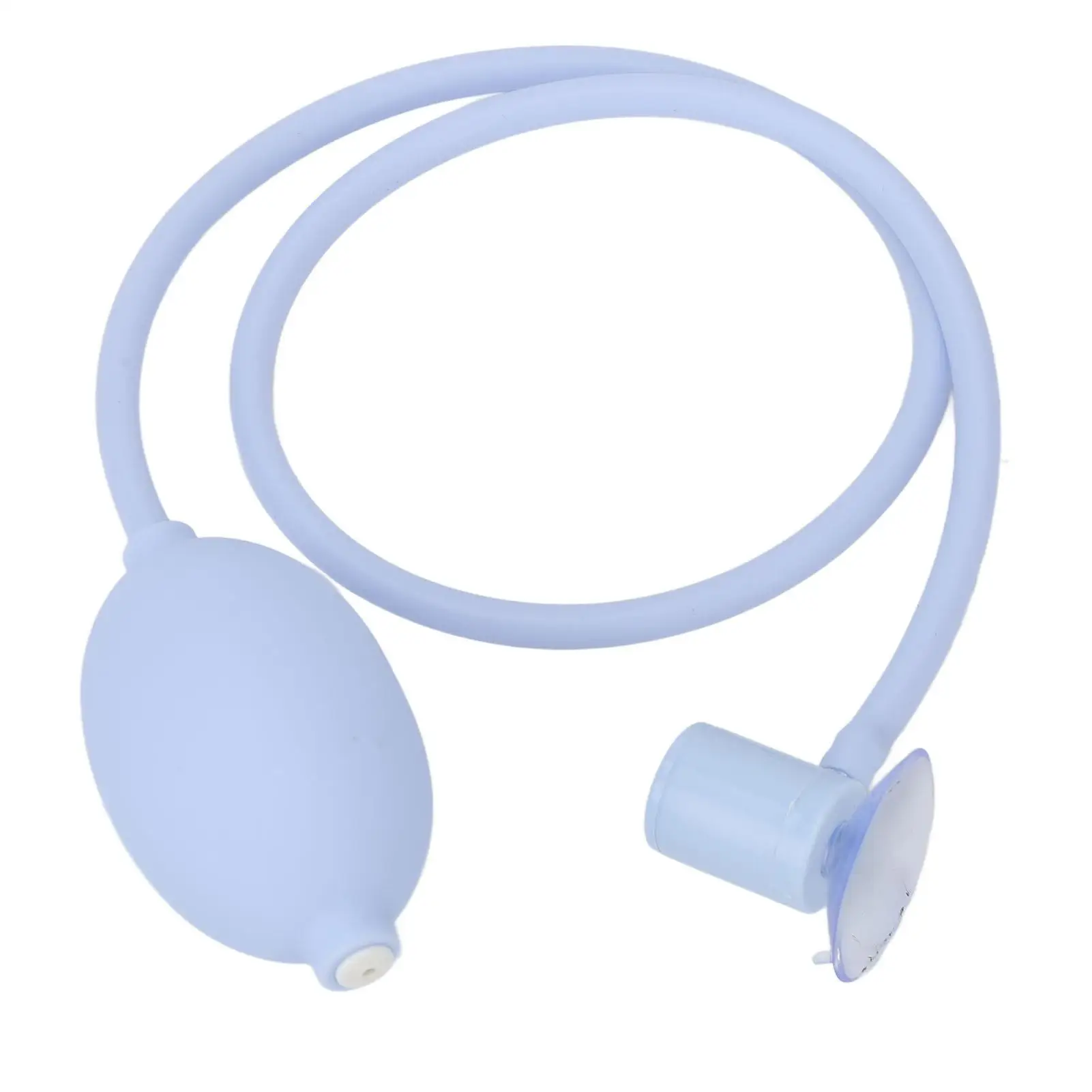 Sitz Bath Flusher Tube with Drain Hole and Suction Cup for hemorrhoid Relief - Comfortable Grip, Easy to Use