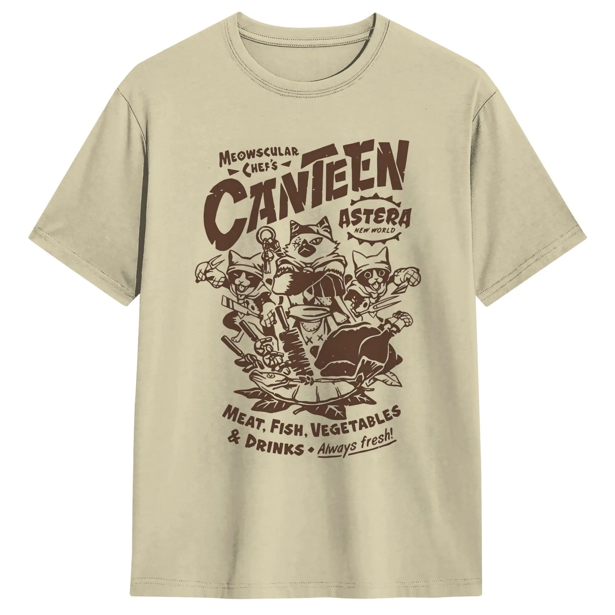 Monster Hunter T-Shirt Summer  Fashion T-Shirts Cotton O Neck 4XL 5XL 6XL Top Tees Short-Sleeve Funny Tshirt