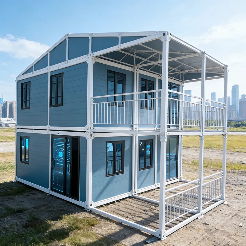 Customized 20ft 40ft Foldable Container House Mobile Expandable Prefabricated Home for Office Dormitory Shop Living Room