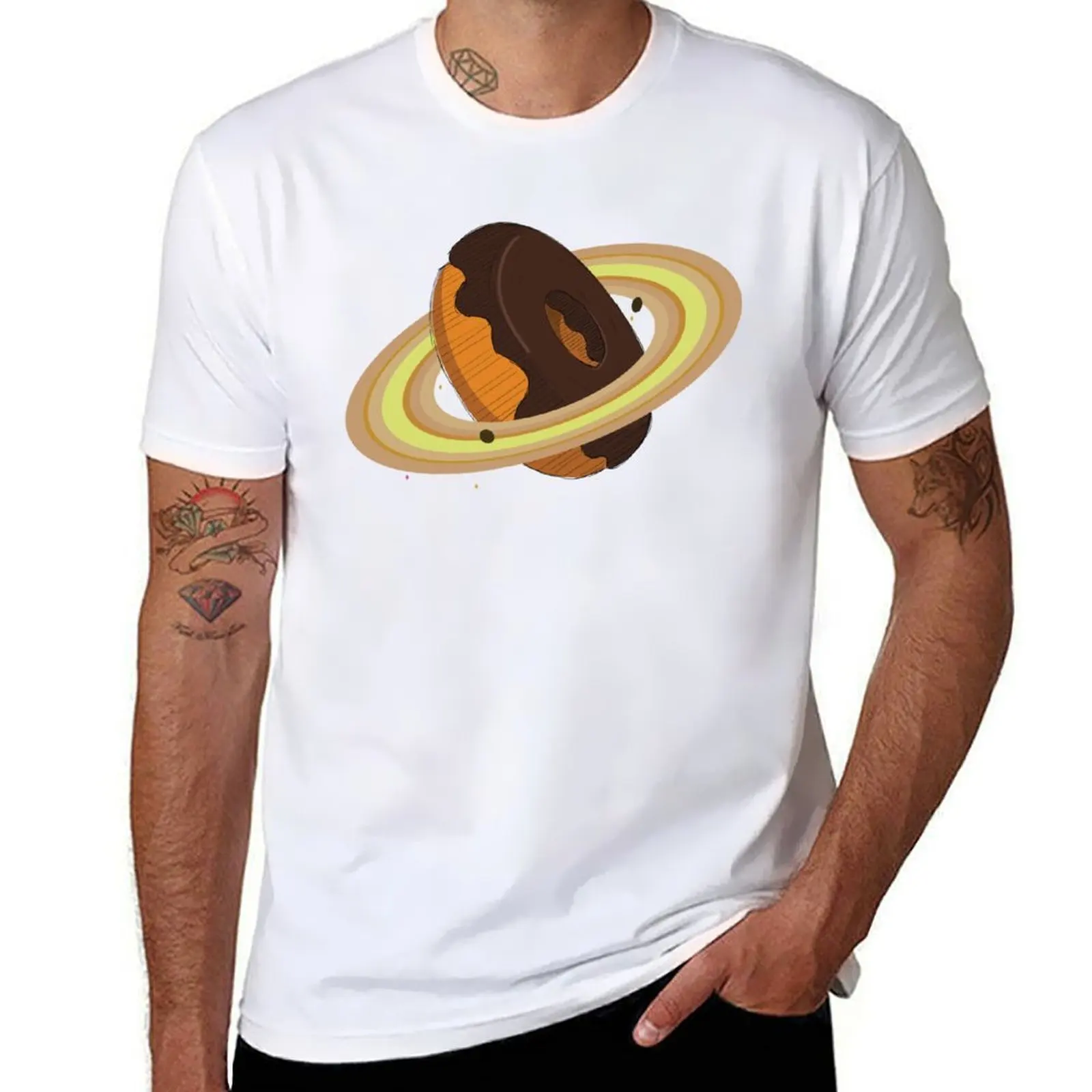 

Chocolate donut planet T-Shirt t shirts for man graphic tees mens graphic t shirts T-Shirt