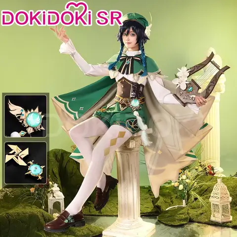 Genshin Impact Venti Cosplay Costume DOKIDOKI
