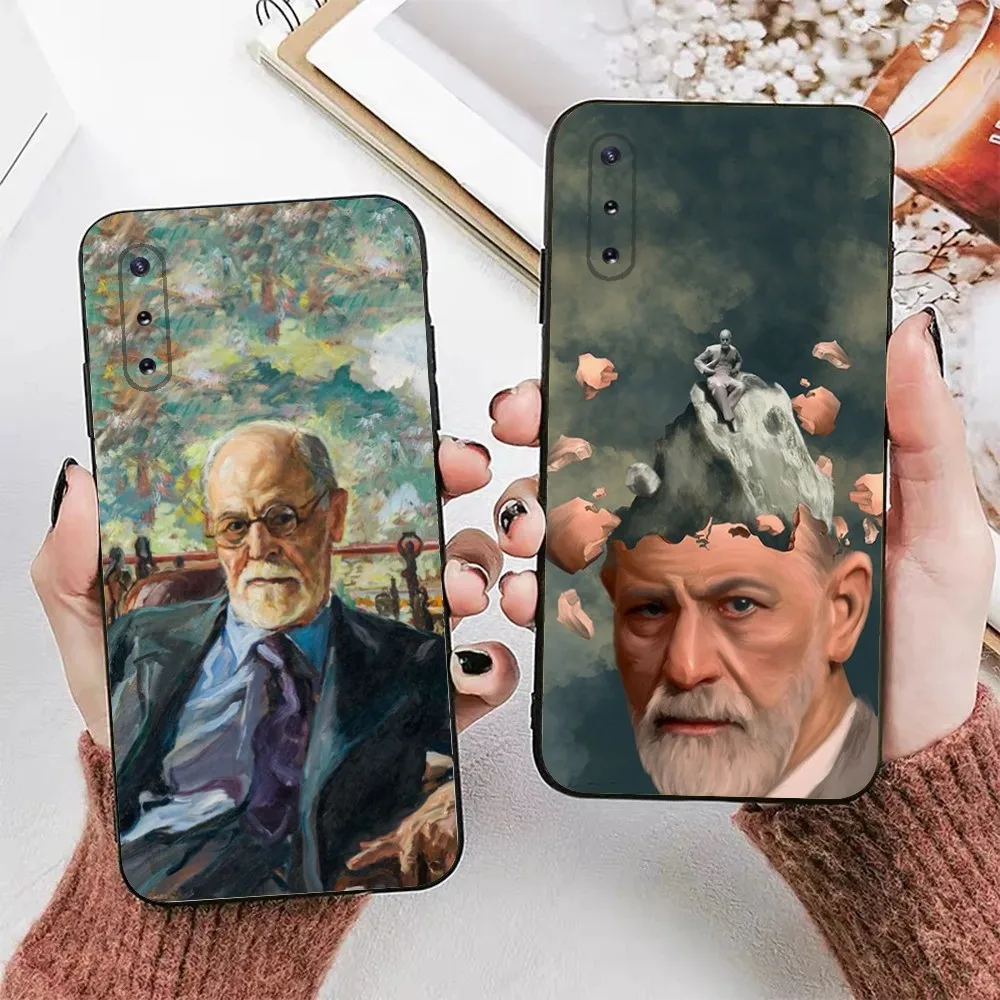 Sigmund Psychoanalysis Freud Phone Case For Samsung Galaxy A13,A21s,A22,A31,A32,A52,A53,A71,A80,A91 Soft Black Phone Cover