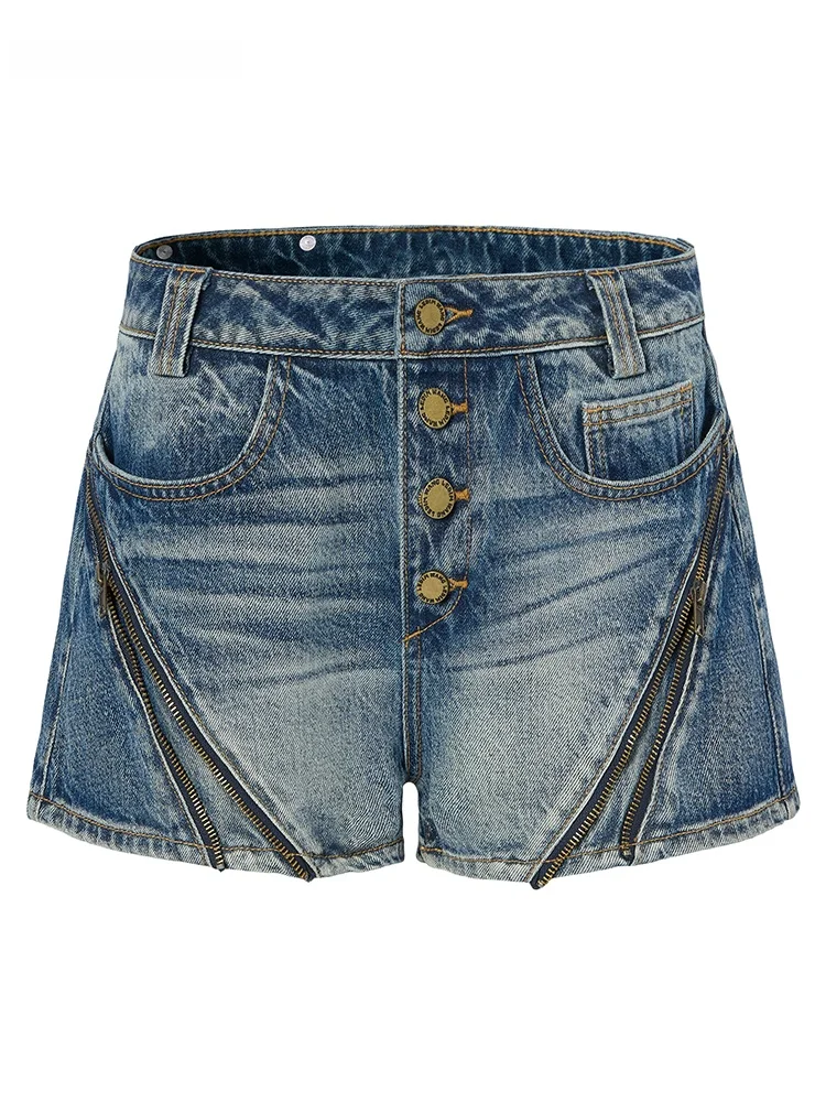 

Джинсы LEDIM WANG с высокой талией на молнии, женские, синие, А-силуэт, винтажные, прямые, весна-лето, новинка