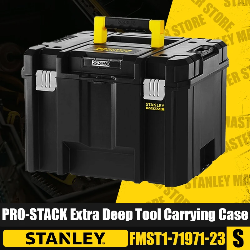 

STANLEY FMST1-71971-23 PRO-STACK Extra Deep Tool Carrying Case Hardware Tool Box Storage Box Carrying Case Tool Accessories