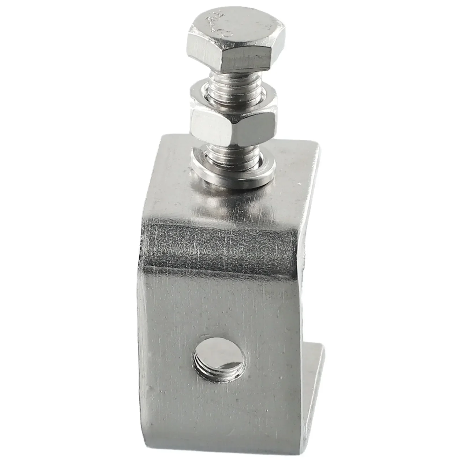 Heavy Duty Stainless Steel C Clamps with Adjustable Screw and M8 Thread Hole for Welding Assembly and Bonding Applications