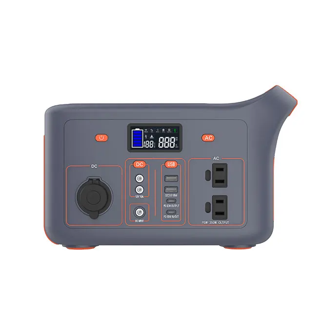 Pure Sine Wave Portable Outdoor Power Bank 350W Power Generator Support MPPT,Wireless Charger,PD 60W