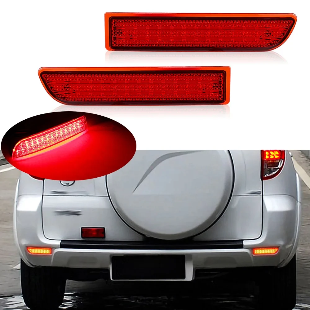 2 uds luz trasera Led para coche freno de estacionamiento lámpara reflectora de parachoques trasero para toyota Estima 2,4 Previa 06-12,Alphard MK I,RAV4 06-12